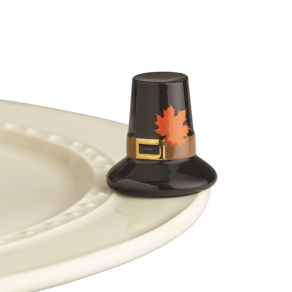 Nora Fleming Mini A252 We gather together (pilgrim hat) - Picture 1 of 3